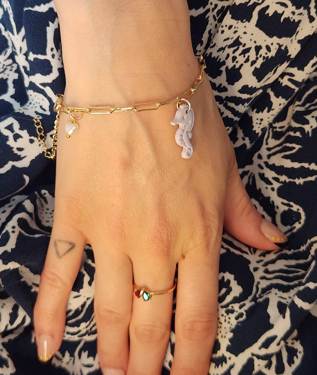 Seahorse by the Seashore - Bracelet
